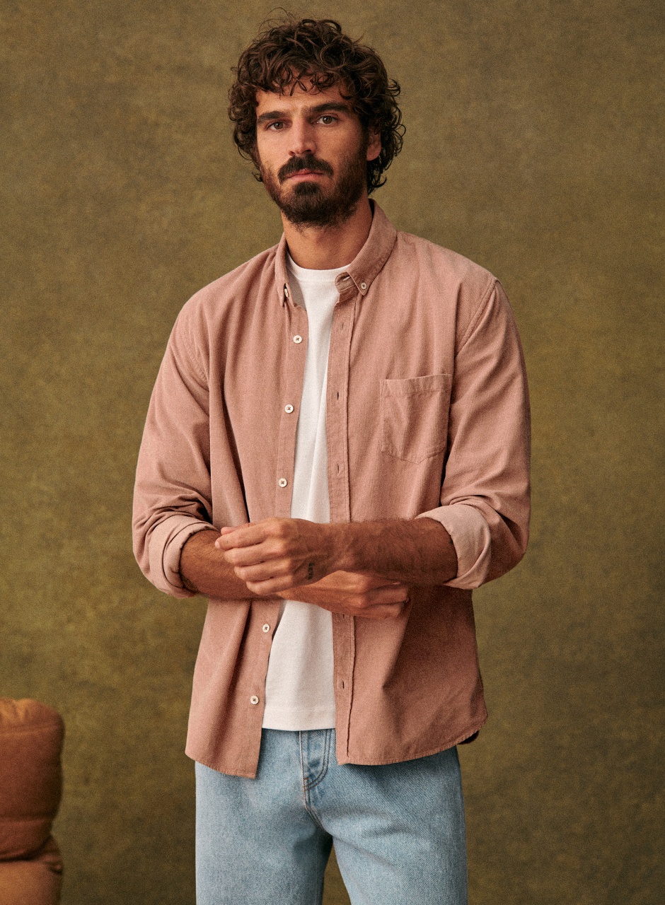 Velvet Charlie Shirt Vintage Pink