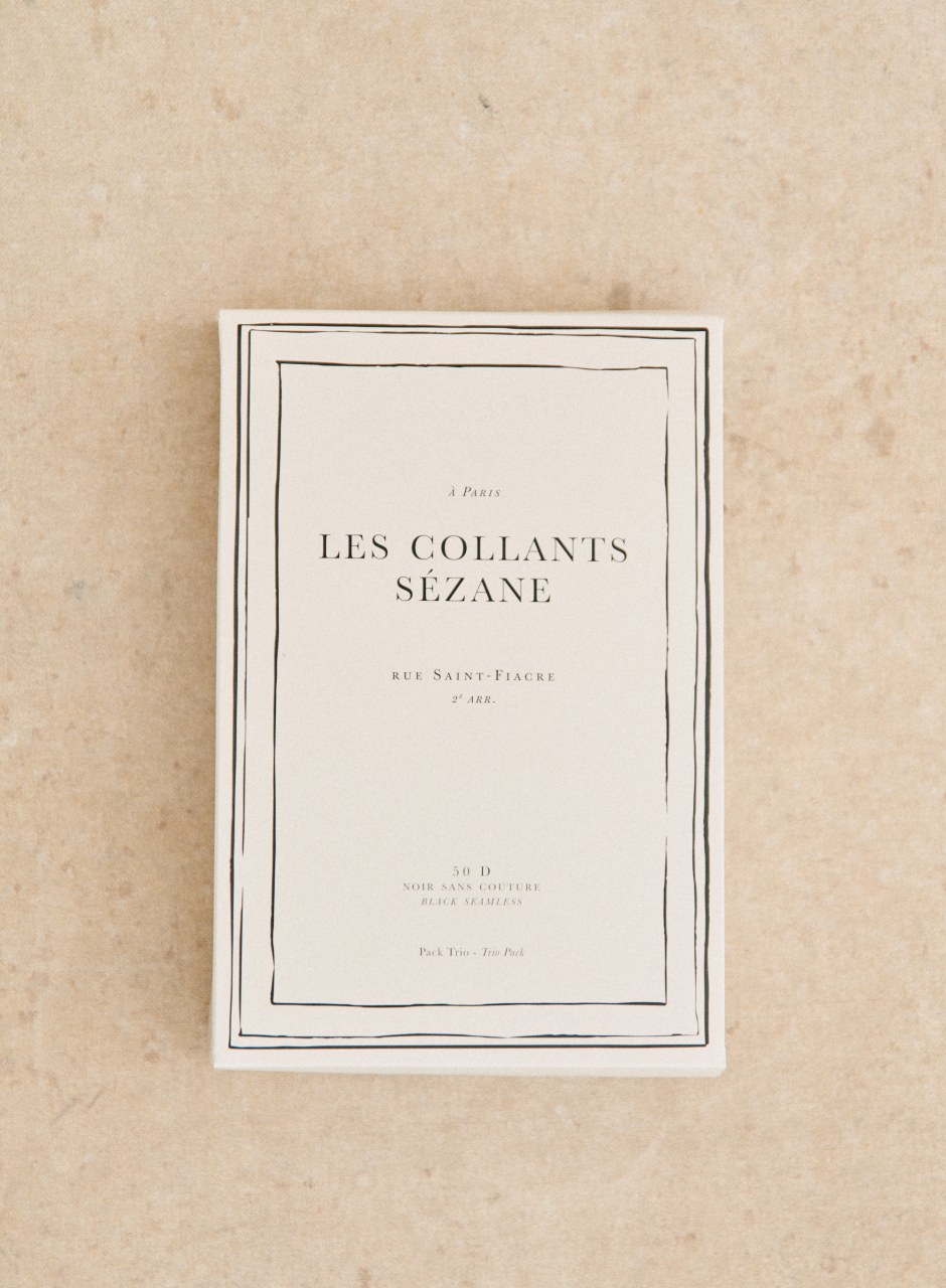 Pack of 3 tights Black / 50D Seamless