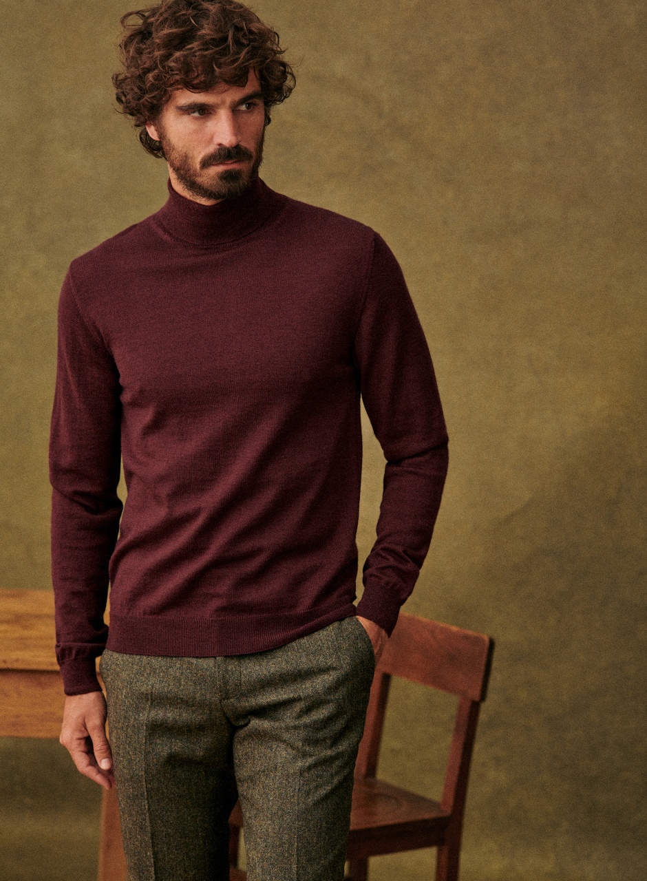 Tadd Sweater Burgundy