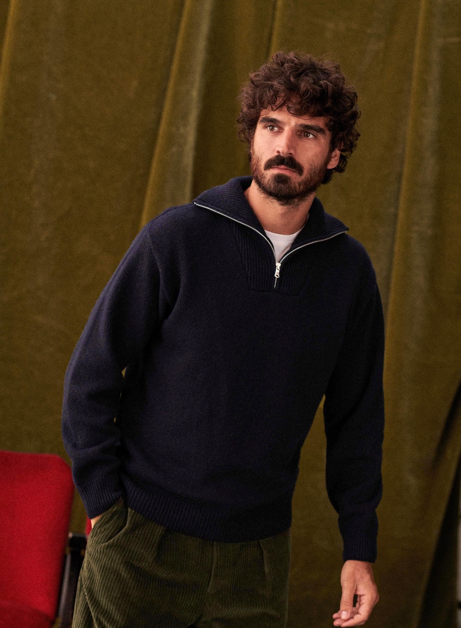 Berwick Sweater Navy Blue