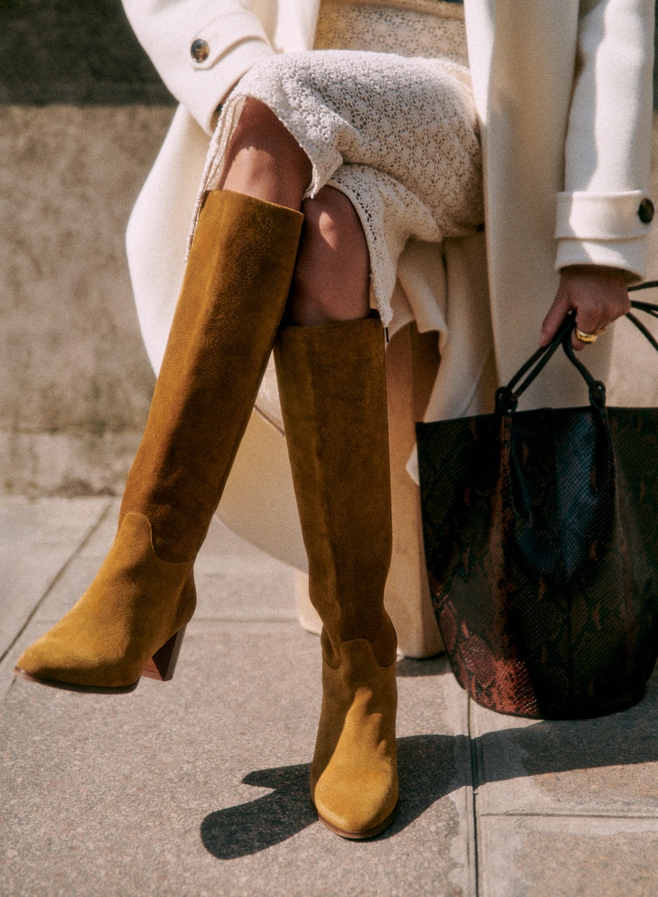 Ad��le Boots Tan