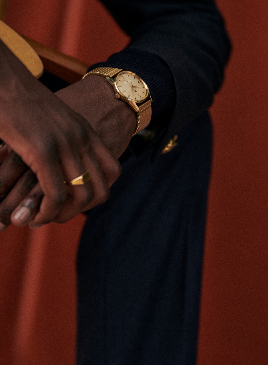 Himalaya Lip x Octobre Flexo Watch Gold