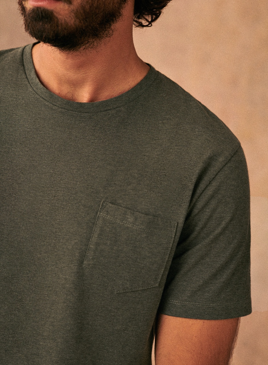 Sonny T-shirt Mottled Khaki