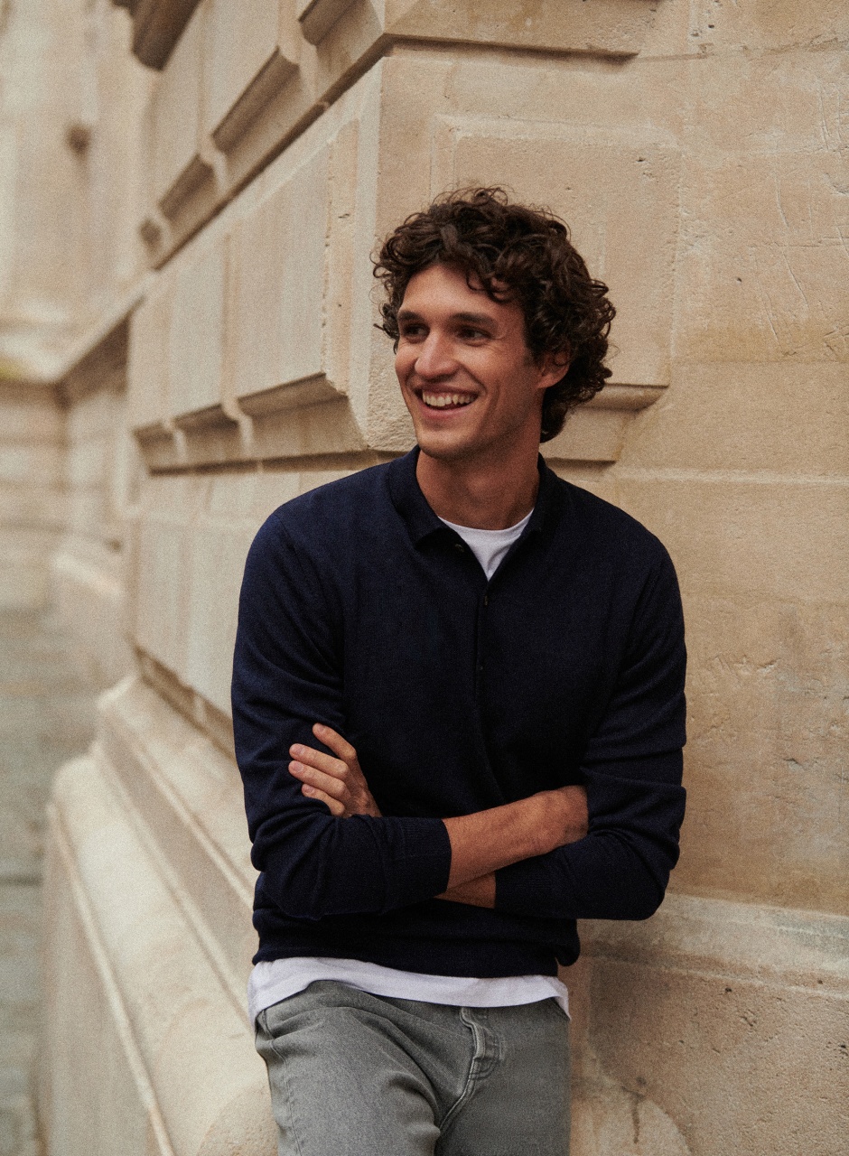 Mike Sweater Navy Blue