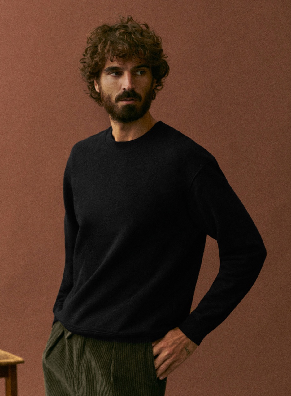 Boxy Sweatshirt Black