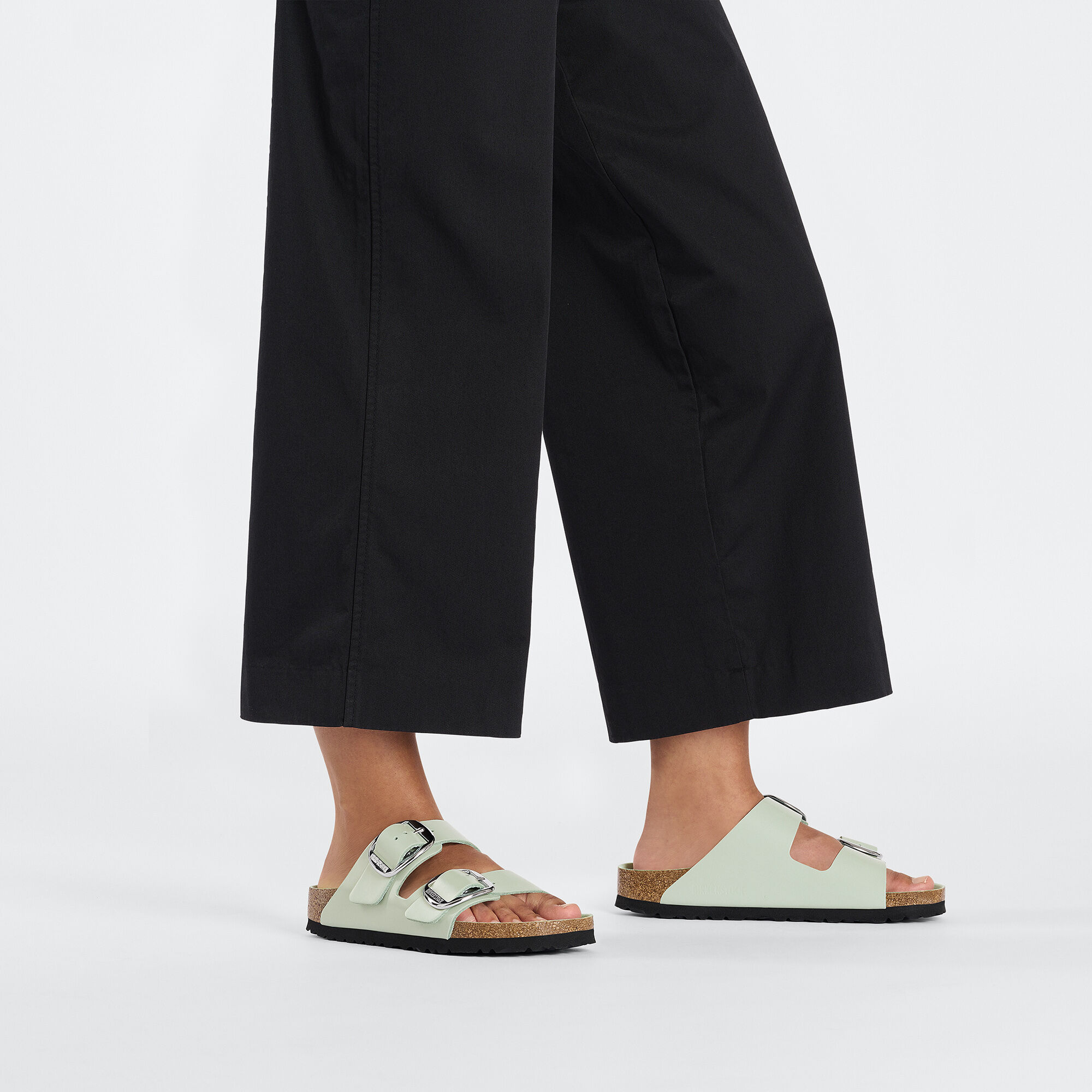 Arizona Big Buckle Natural Leather Patent