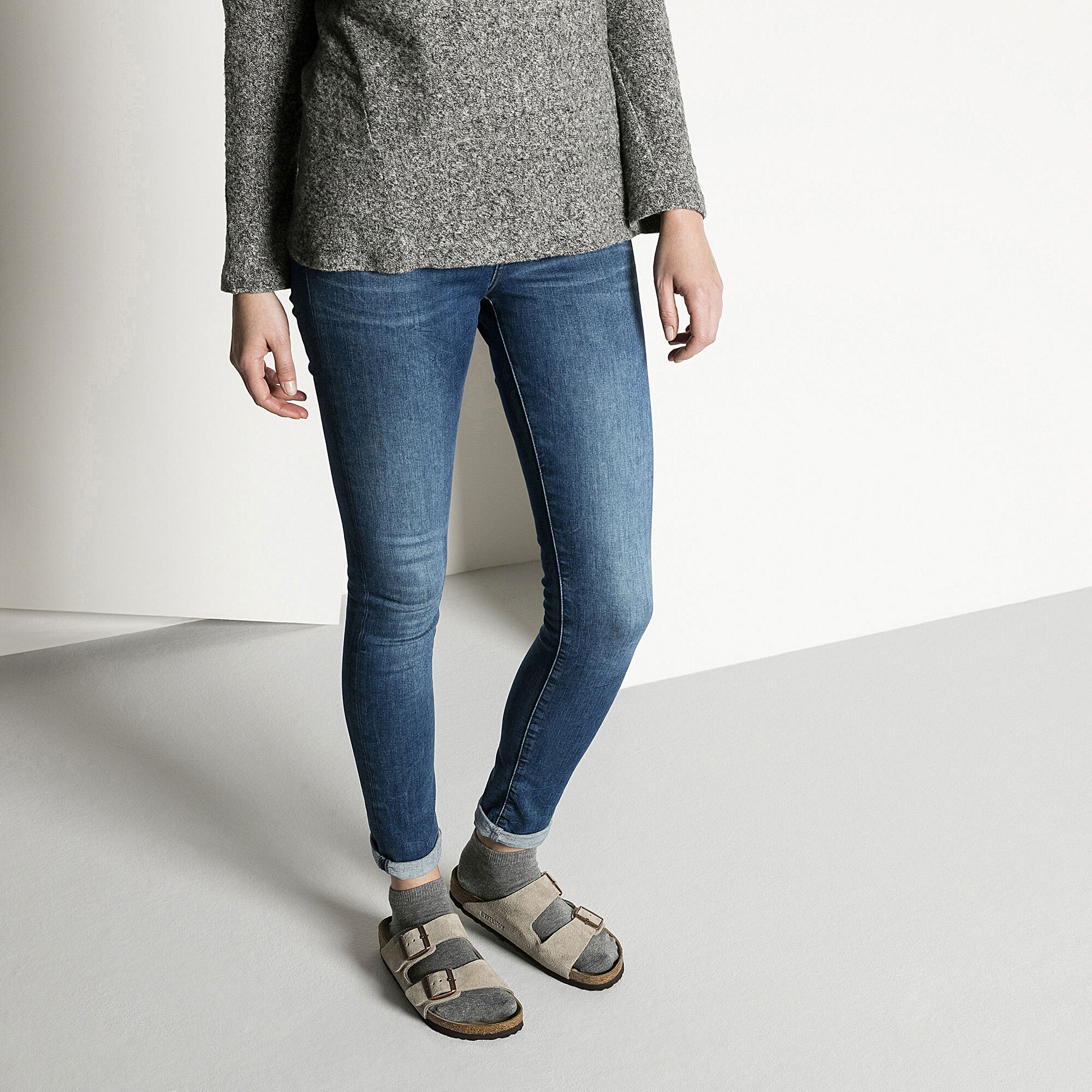 2 PACK Cotton Sole Sneaker Cotton/Polyamid/Elastane