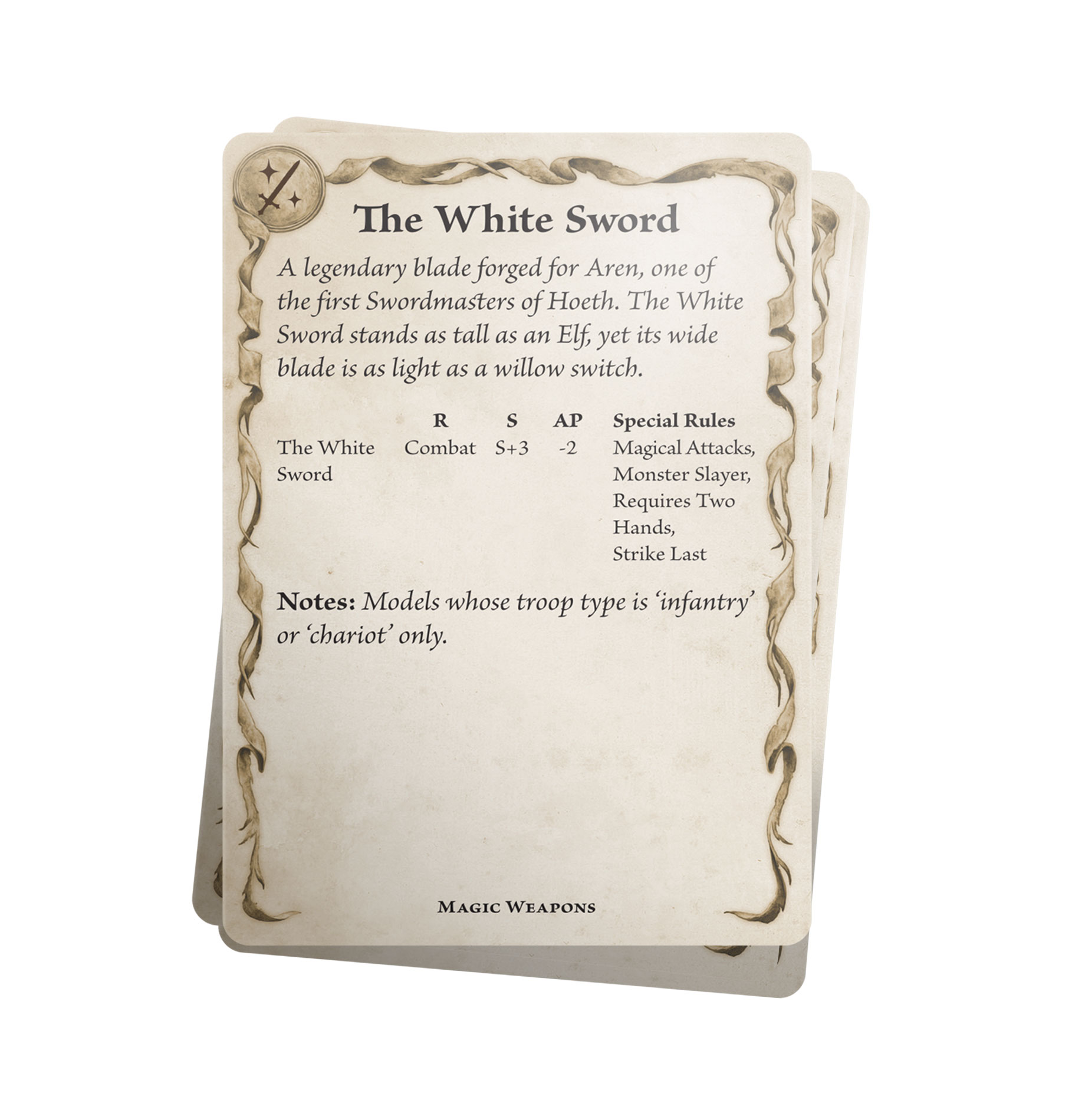 High Elf Realms Reference Card Pack