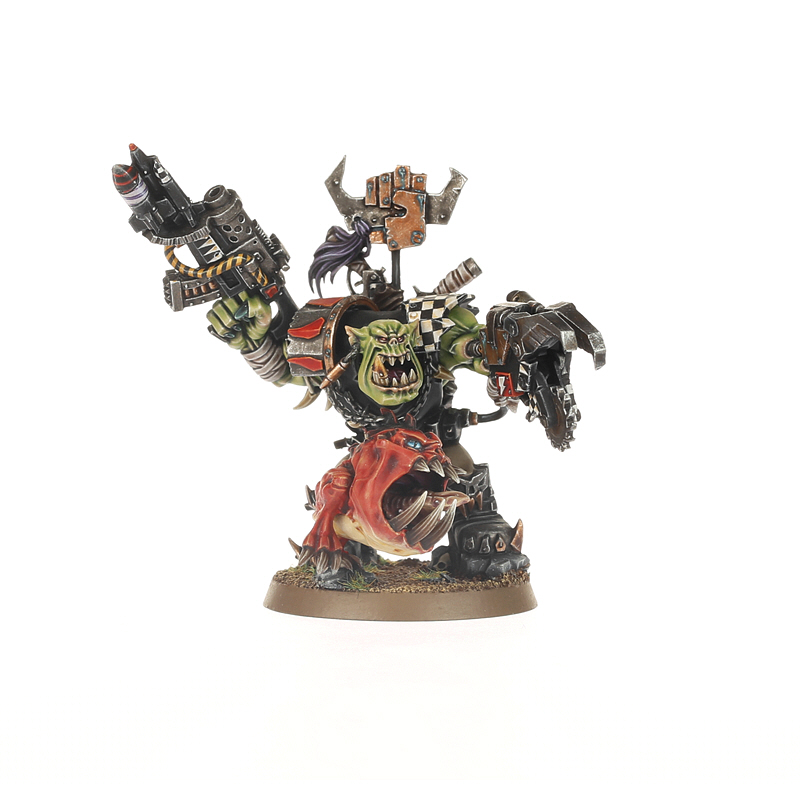 Ork Warboss with Attack Squig