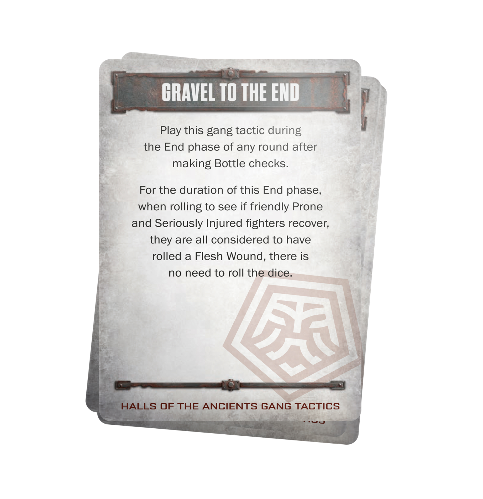 Halls of the Ancients Gang Tactics Cards