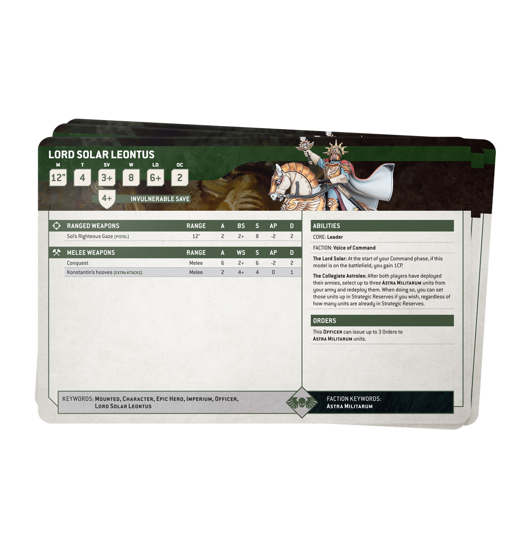 Datasheet Cards: Astra Militarum