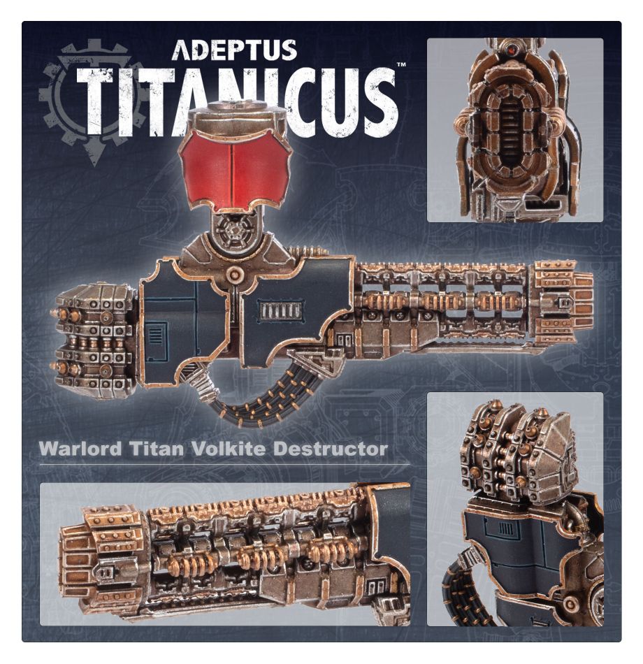 Adeptus Titanicus  Warlord Titan Volkite Destructor