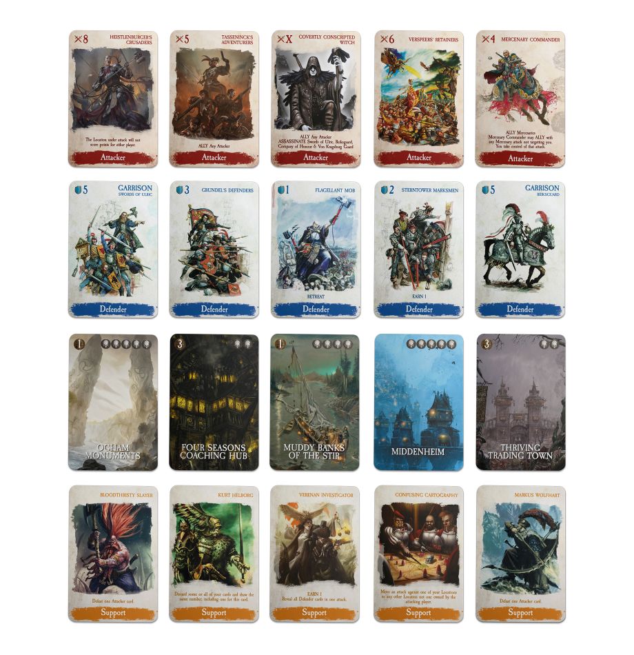 Cubicle Seven: Warhammer Fantasy Roleplay Elector Counts – An Old World Card Game