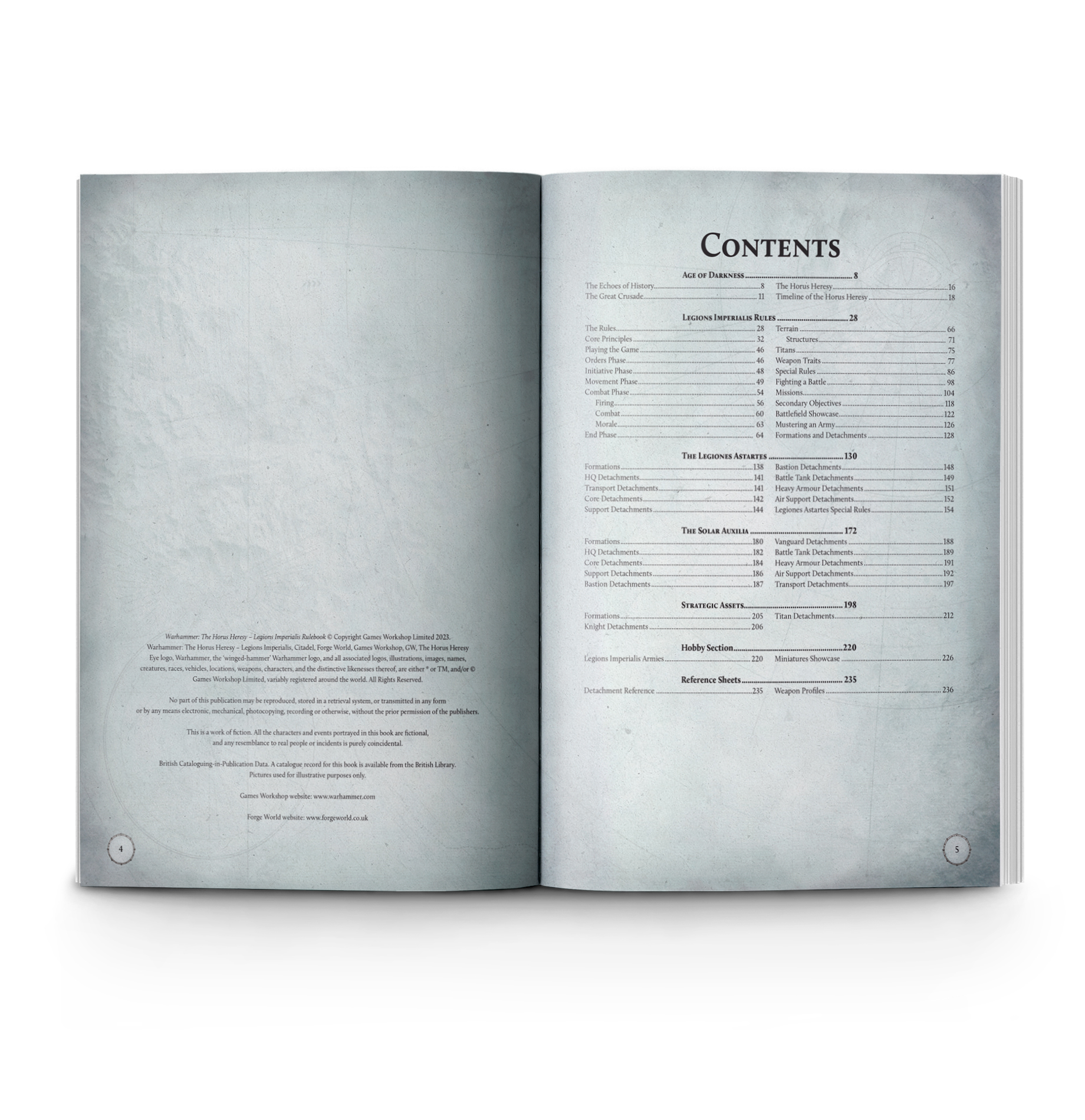 Warhammer: The Horus Heresy – Legions Imperialis Rulebook