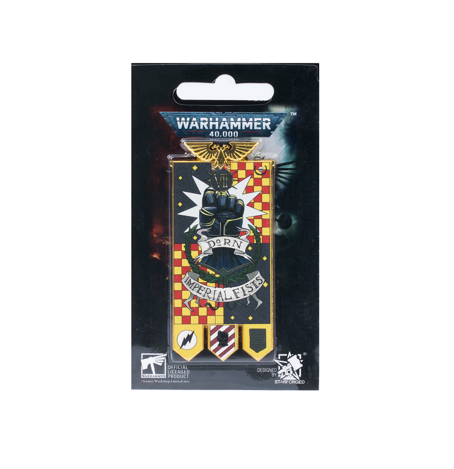 Starforged: Imperial Fists Chapter Banner Magnet