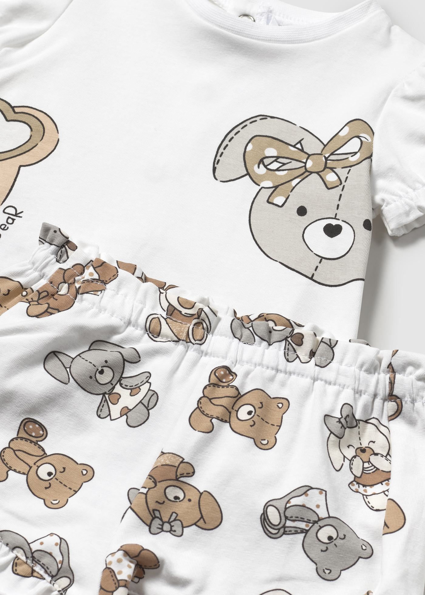 Newborn girl shorts and top set