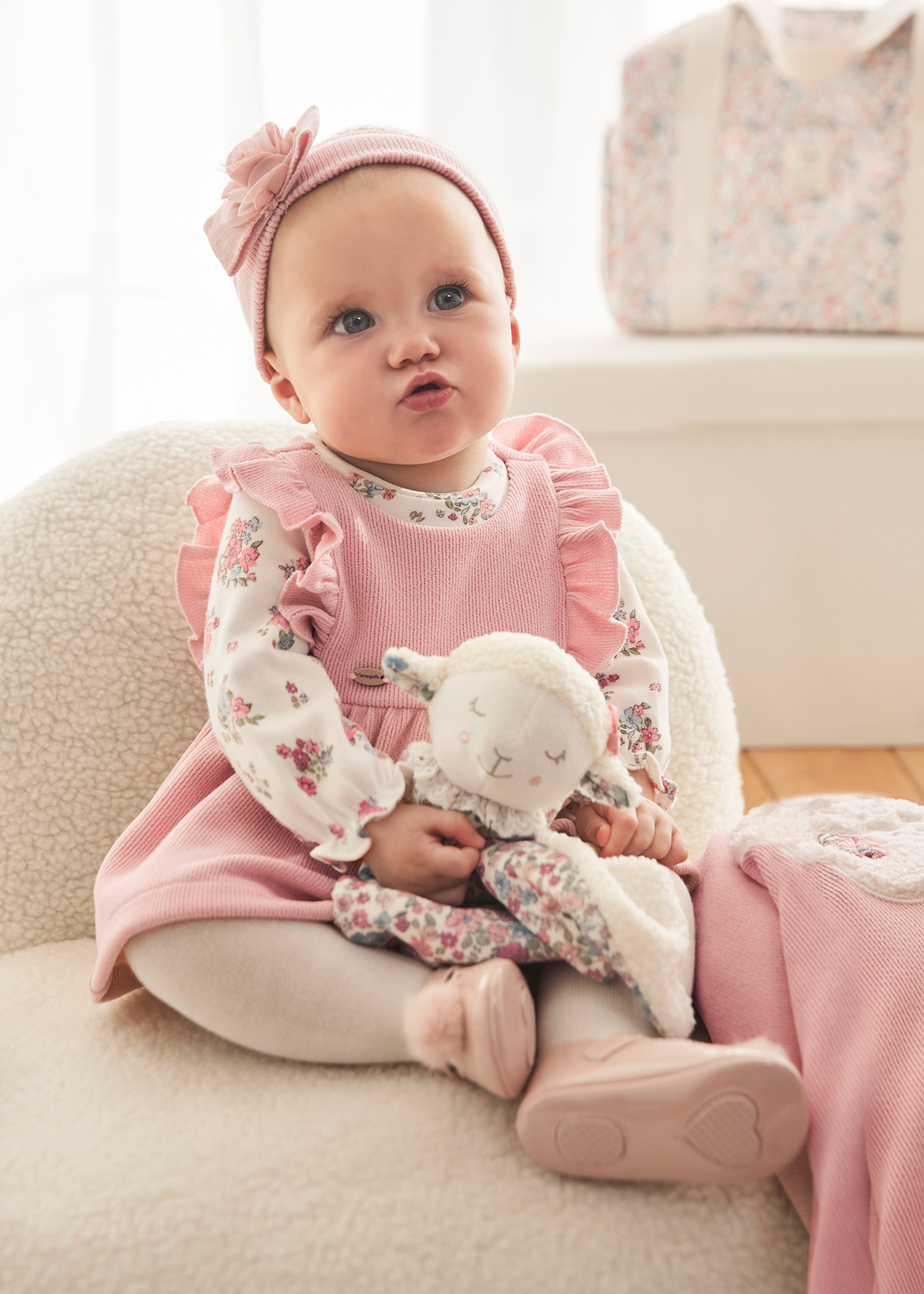 Newborn Girl Ruffle Romper Dress