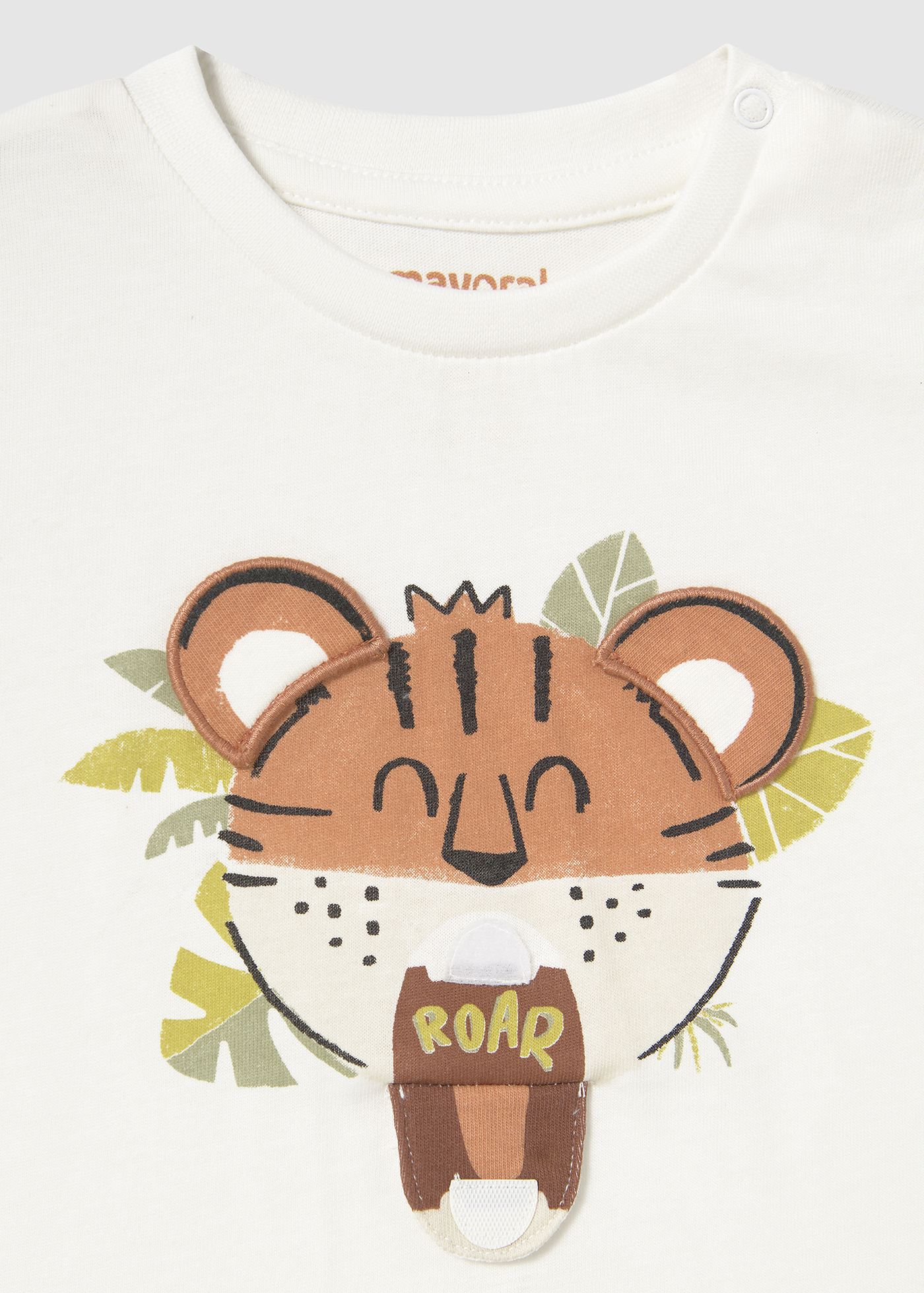 Baby interactive tiger t-shirt
