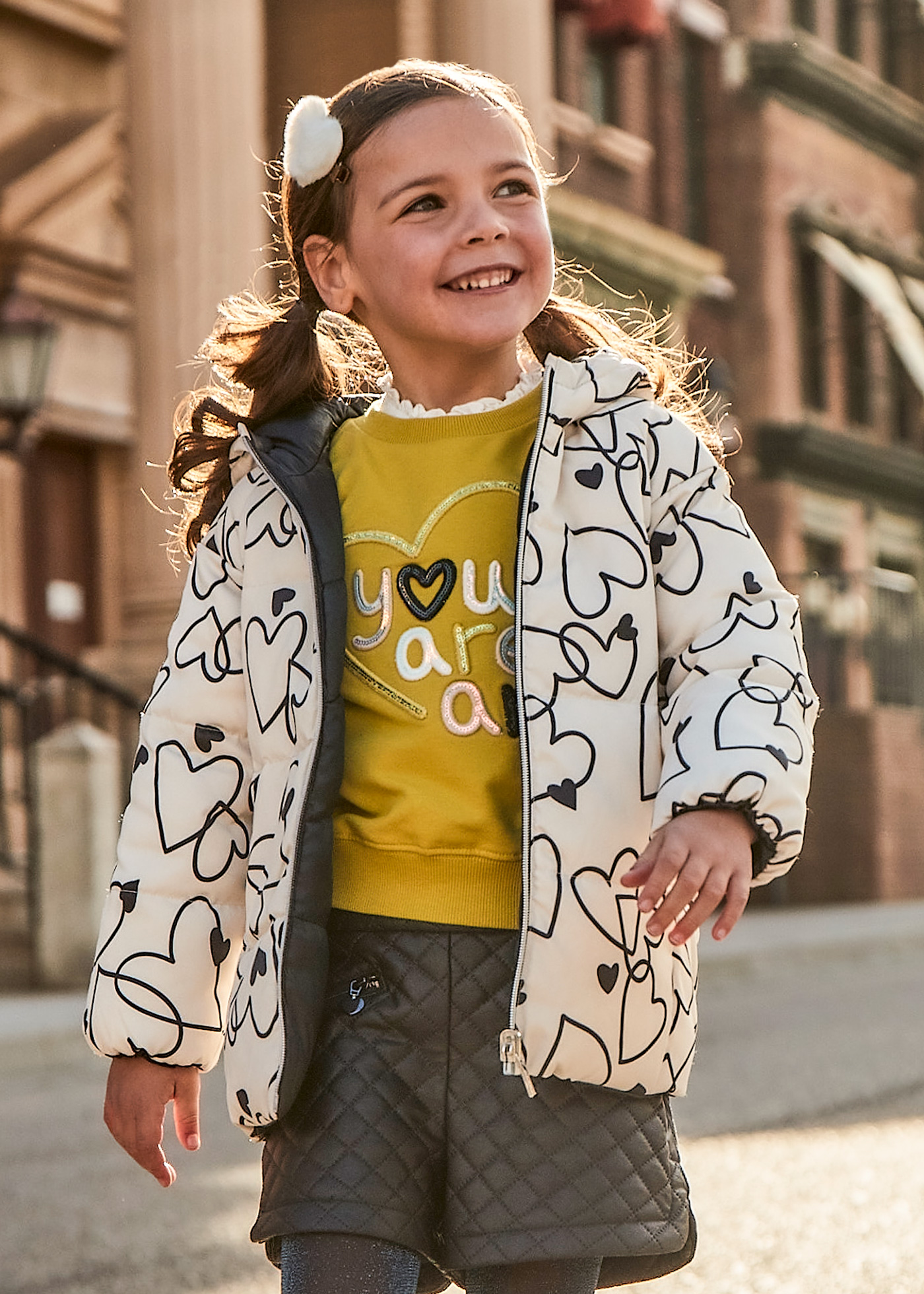 Girl Reversible Padded Coat
