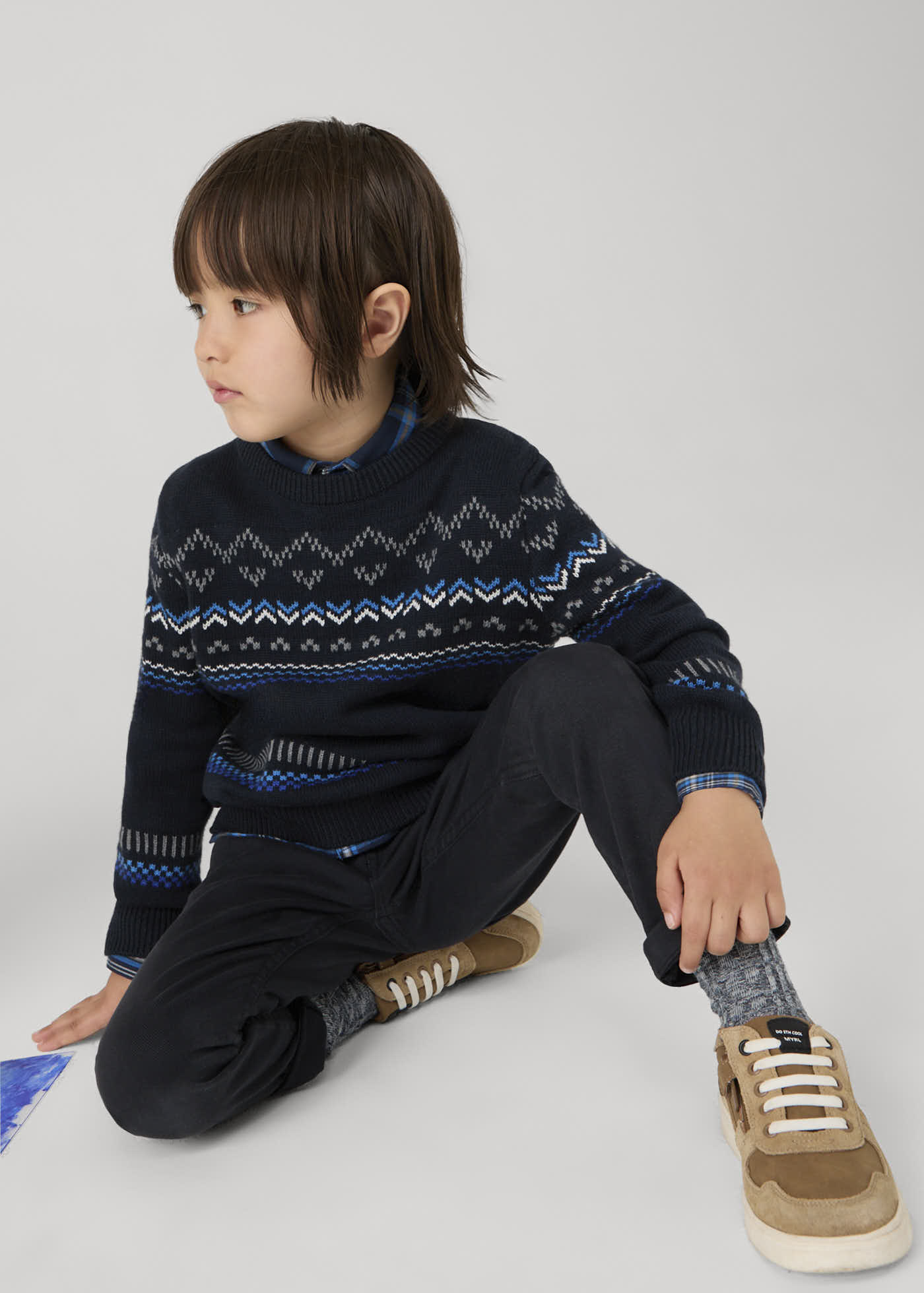 Boy Jacquard Jumper