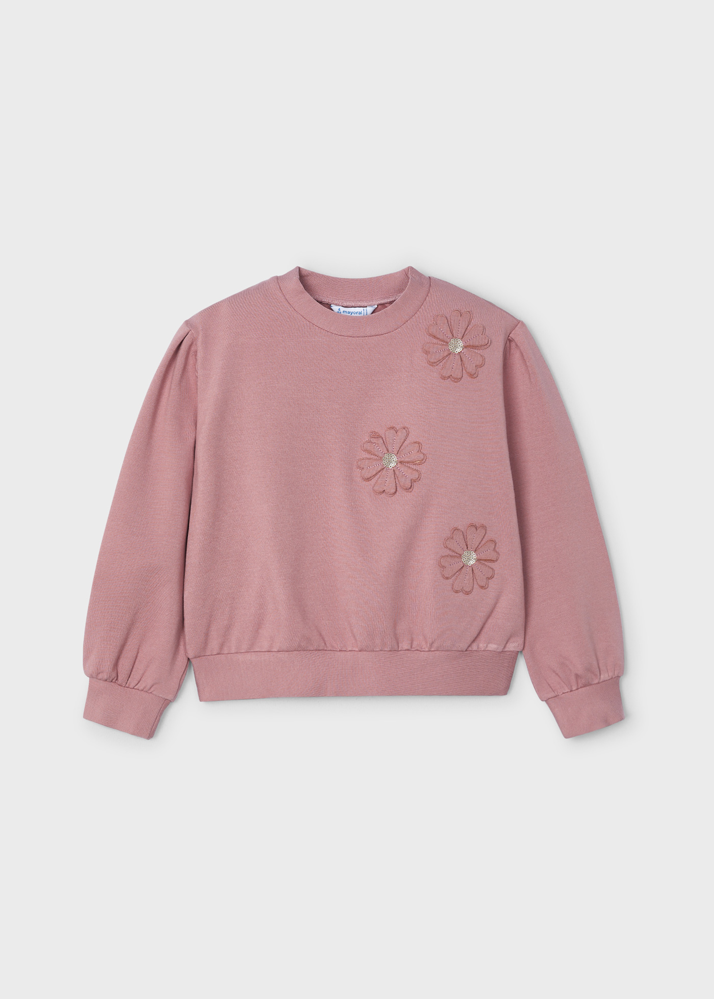 Girl Flower Applique Jumper