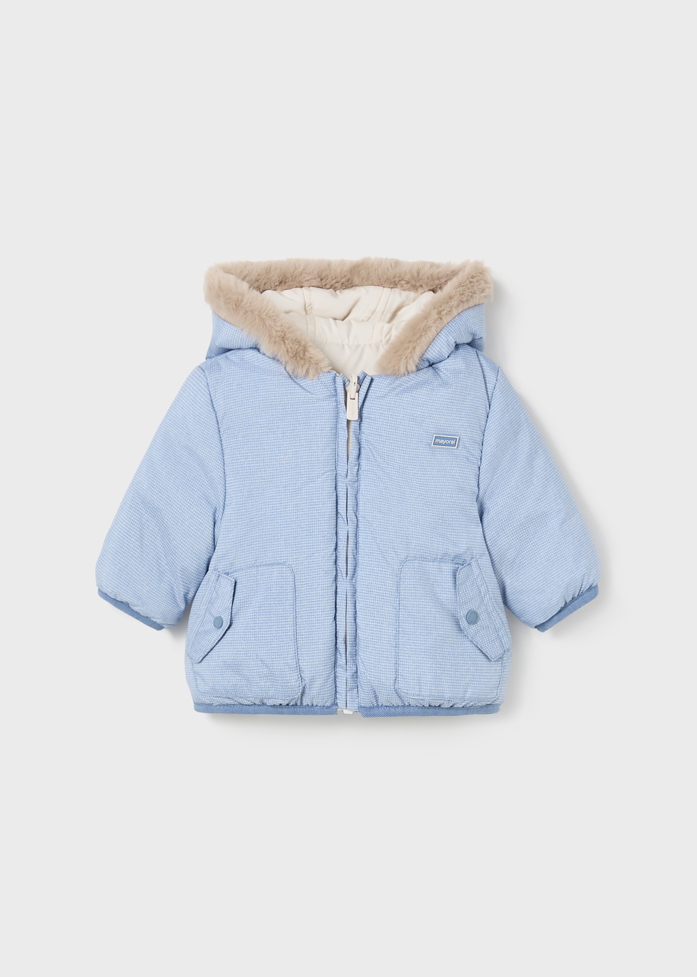 Newborn Boy Reversible Jacket