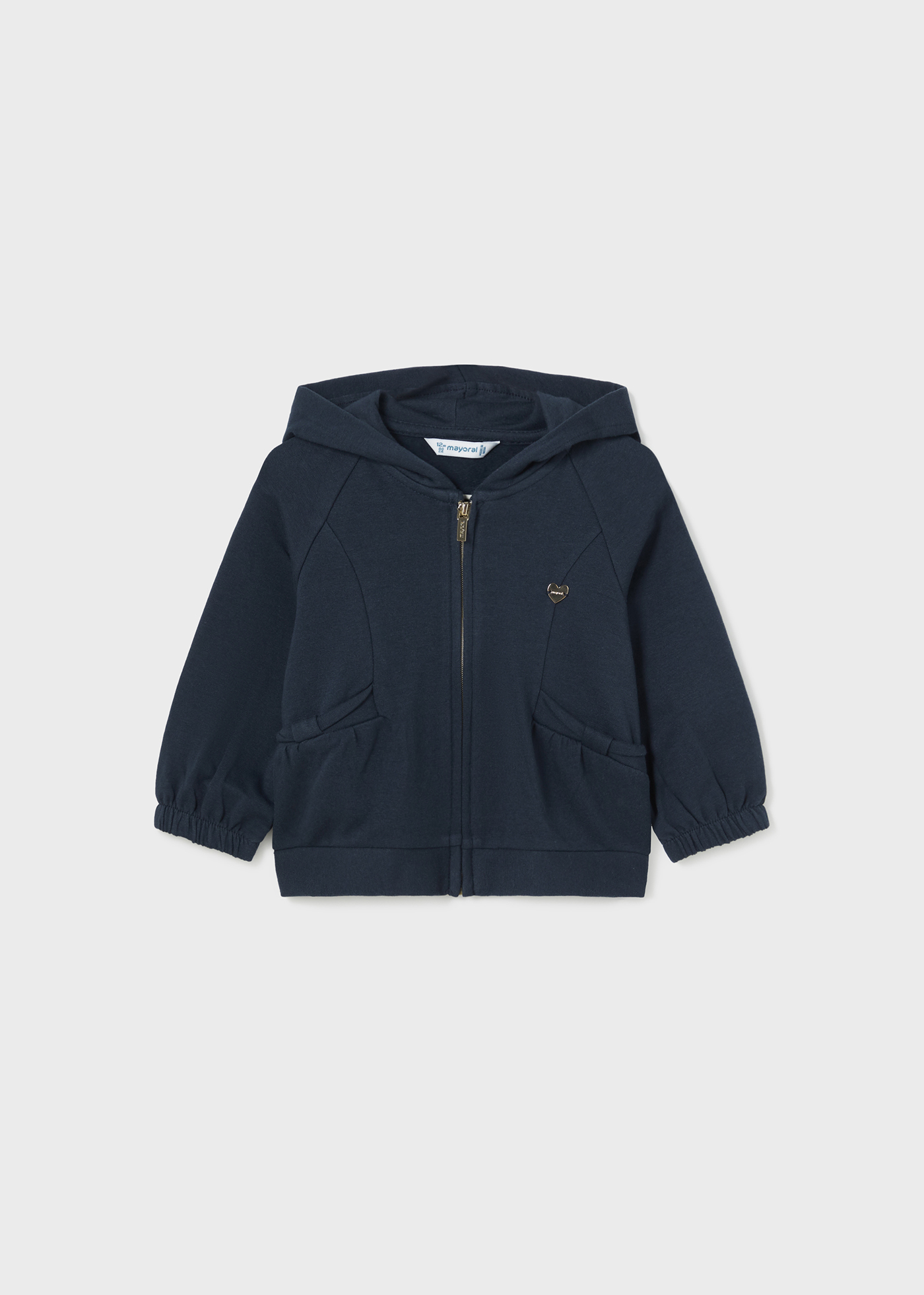 Baby Ranglan Sleeved Zip Hoodie