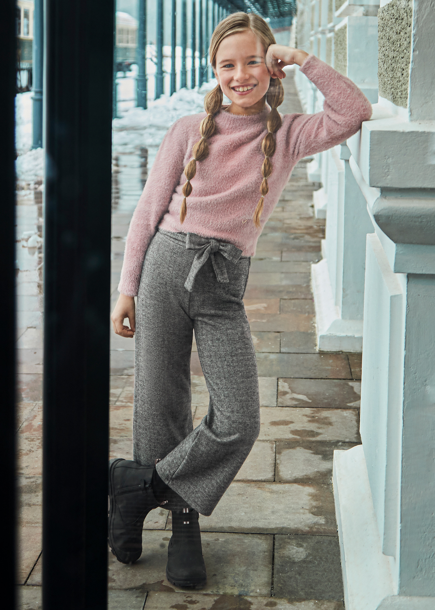 Girl Jacquard Trousers