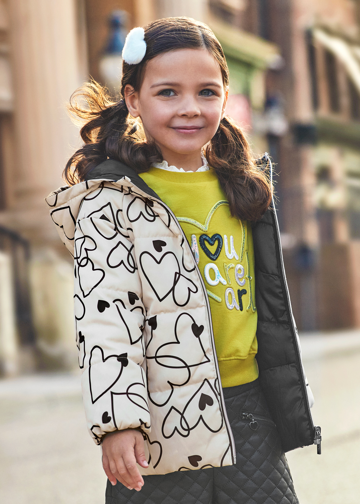 Girl Reversible Padded Coat