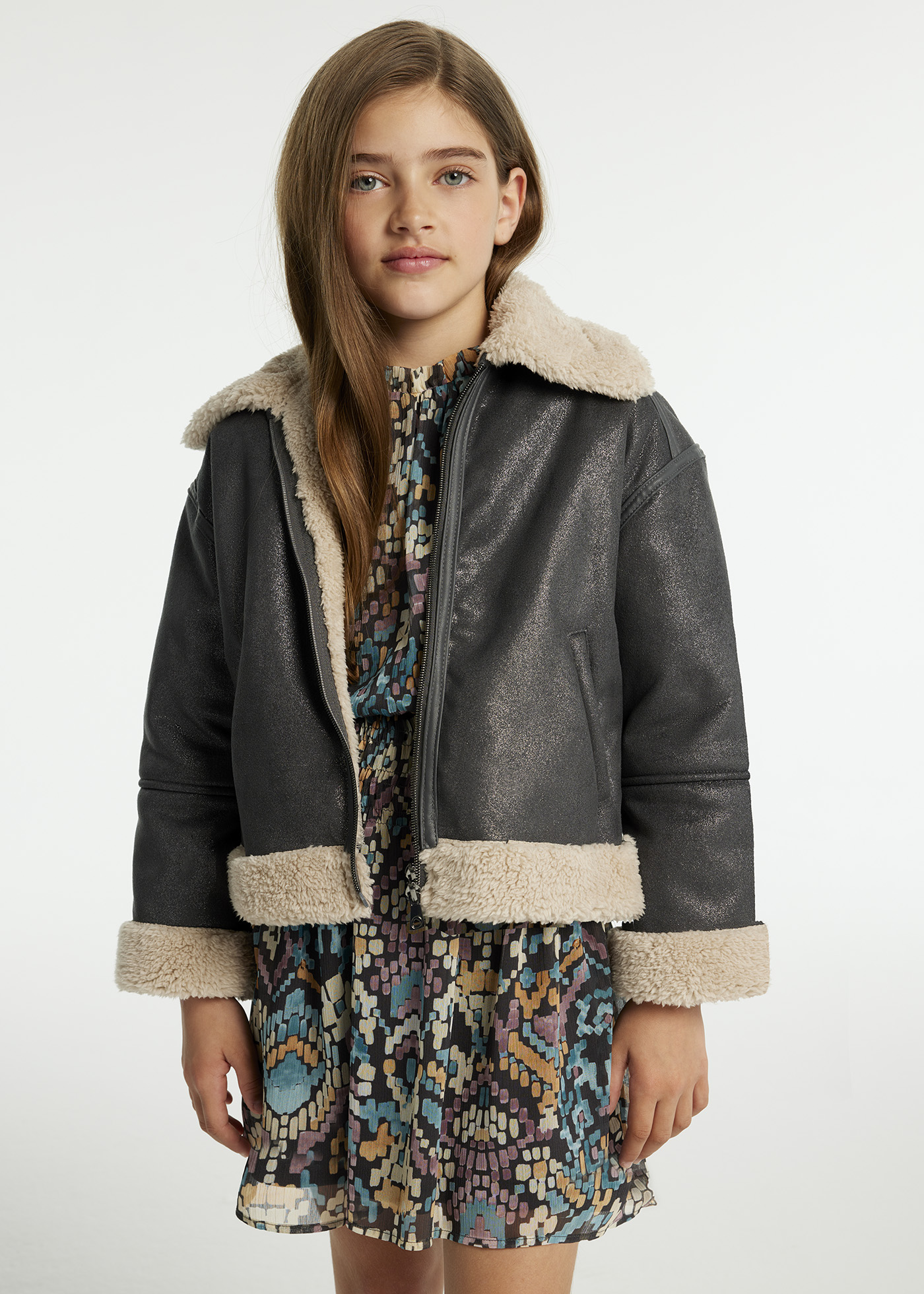 Girl Double Breasted Jacket