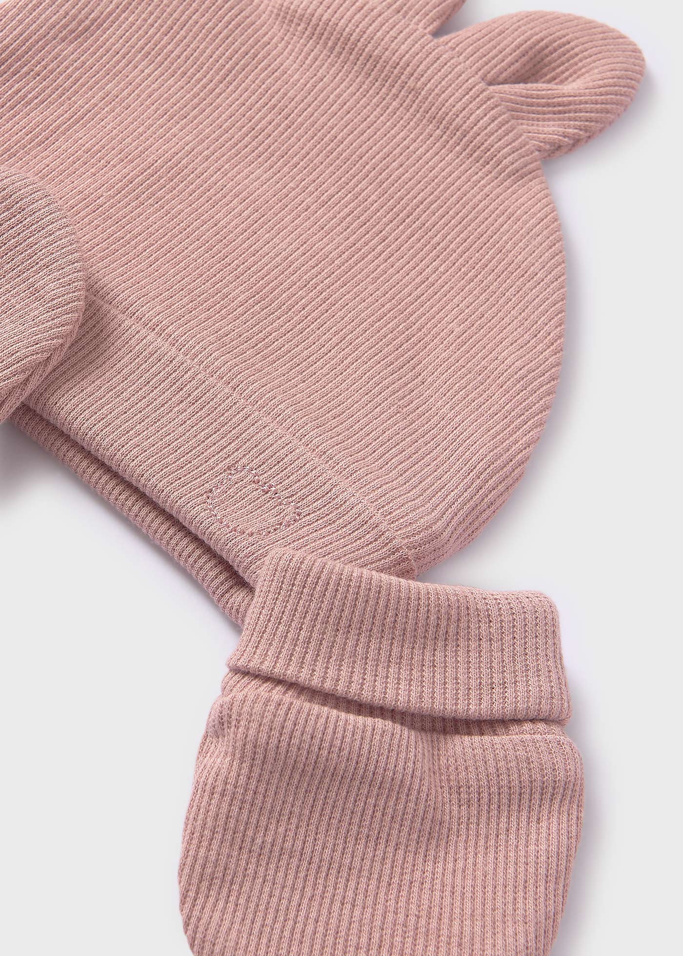 Baby hat and mittens set Better Cotton