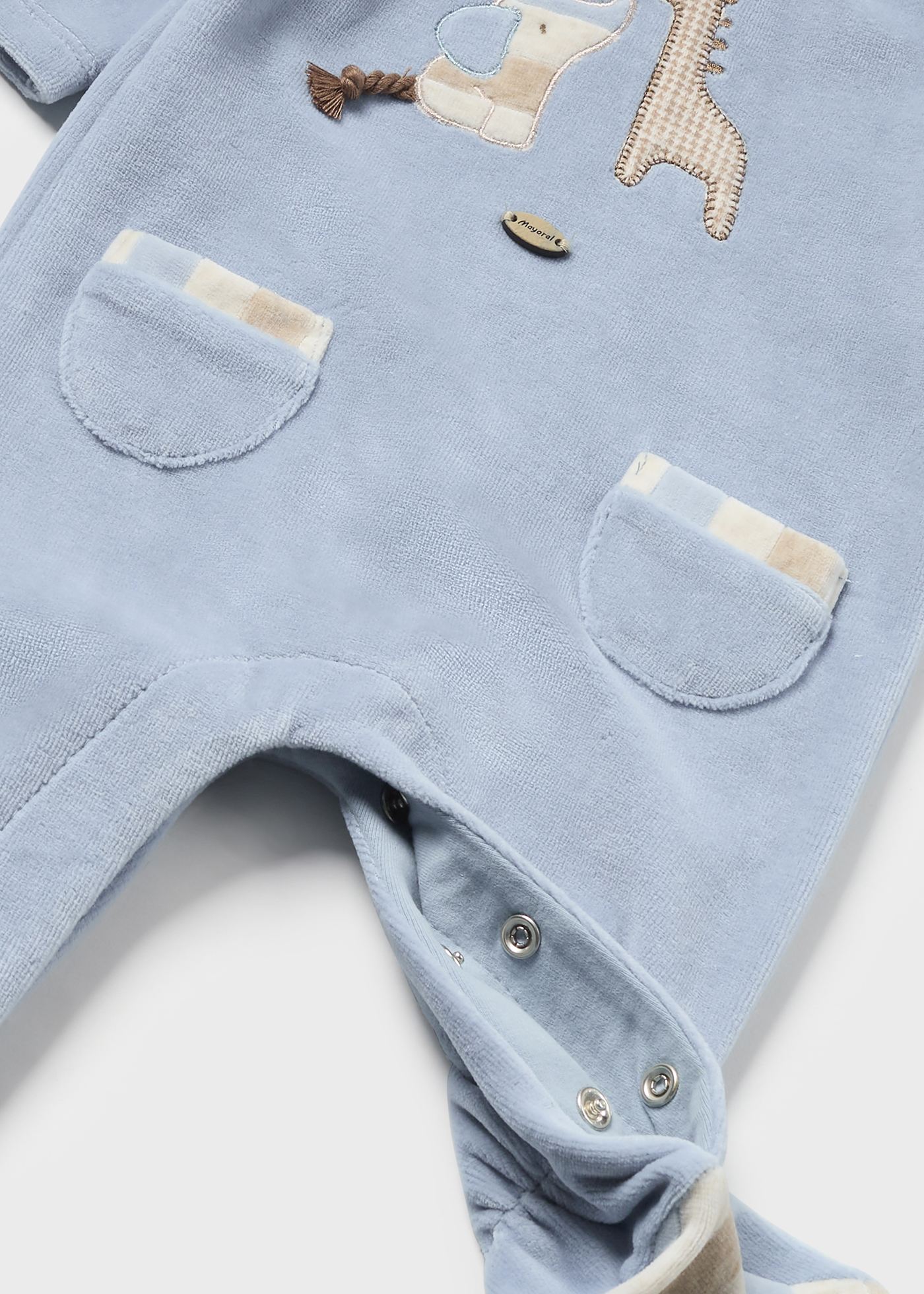 Newborn Boy Romper with Collar