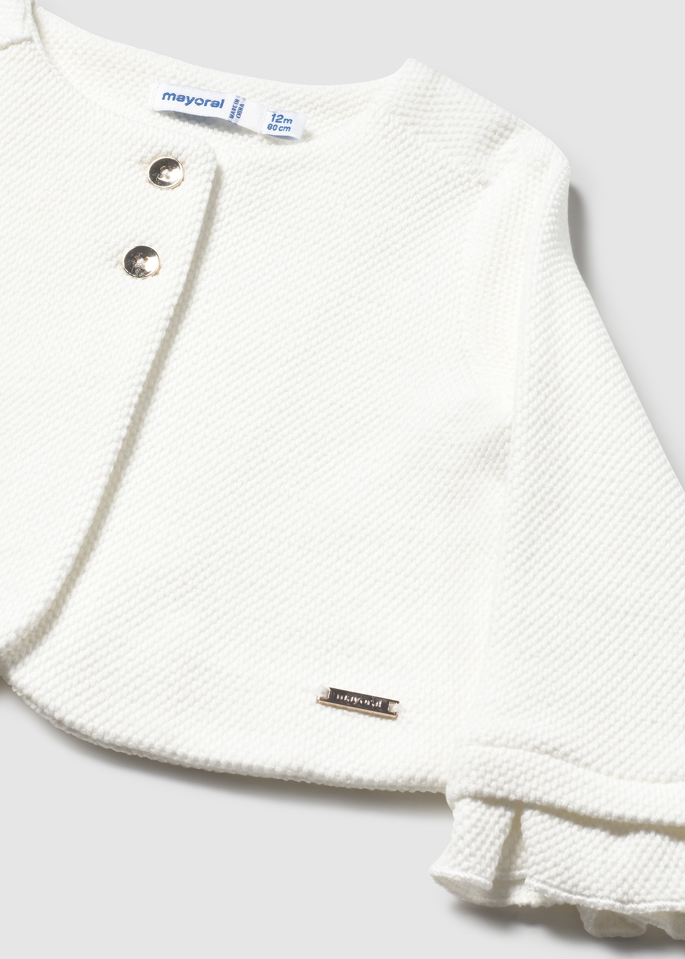 Baby structured cardigan