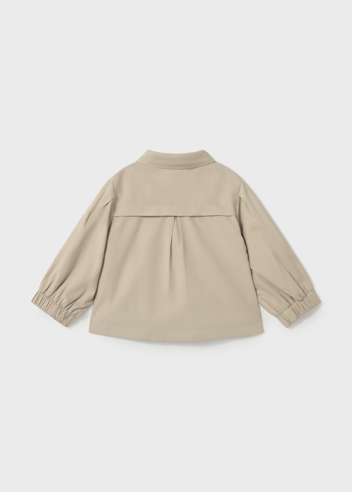 Baby crop trench jacket