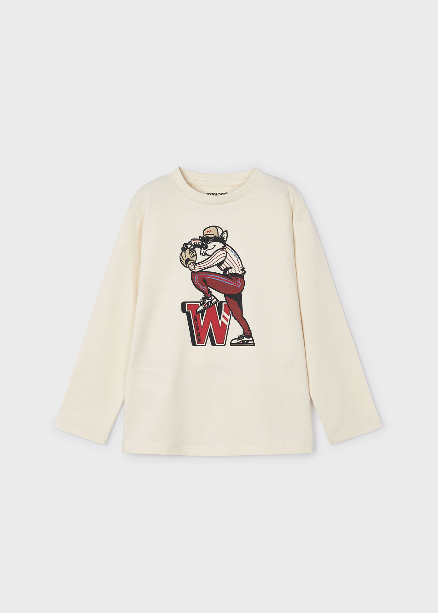 Boy Baseball Print T-Shirt