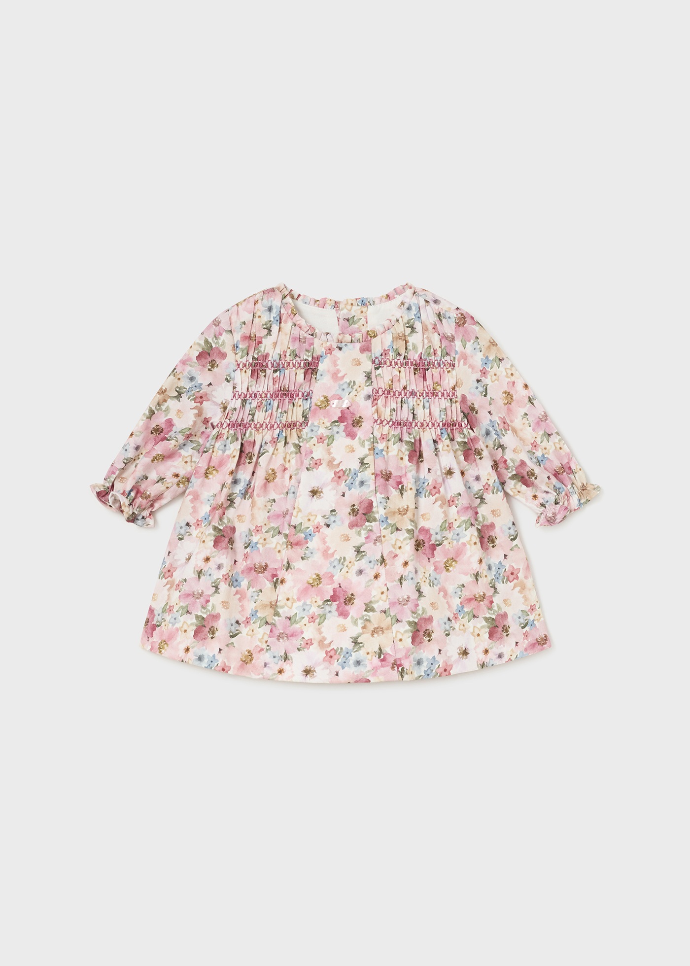 Newborn Girl Ruched Dress