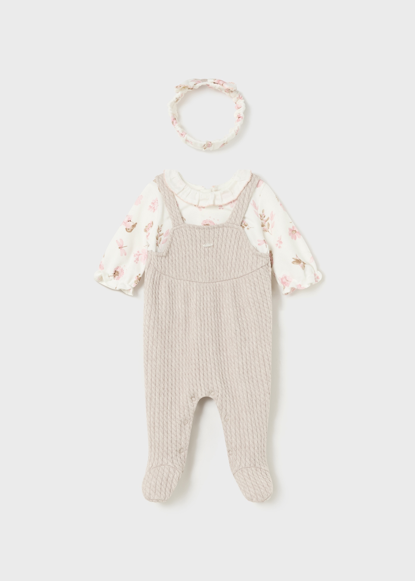 Newborn Girl Romper with Headband