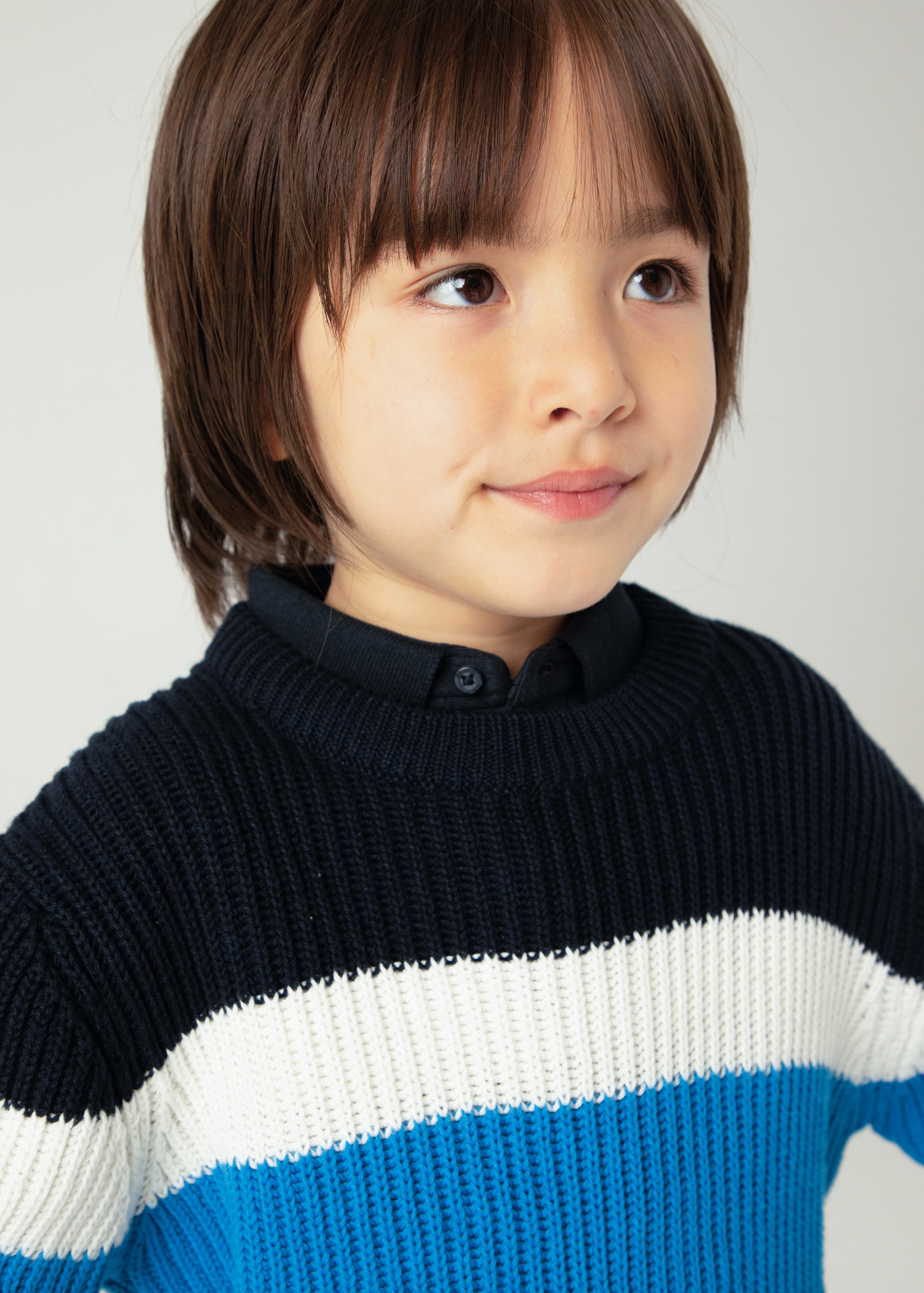 Boy Striped Ribbed Jumper