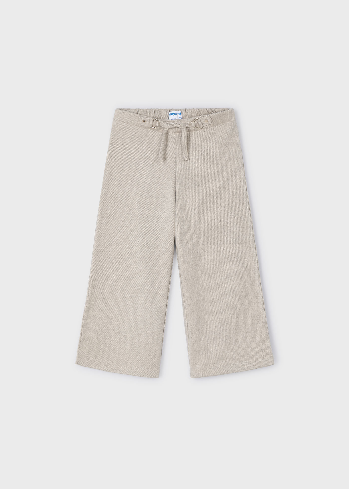 Girl Wide Leg Trousers with Tie Waist