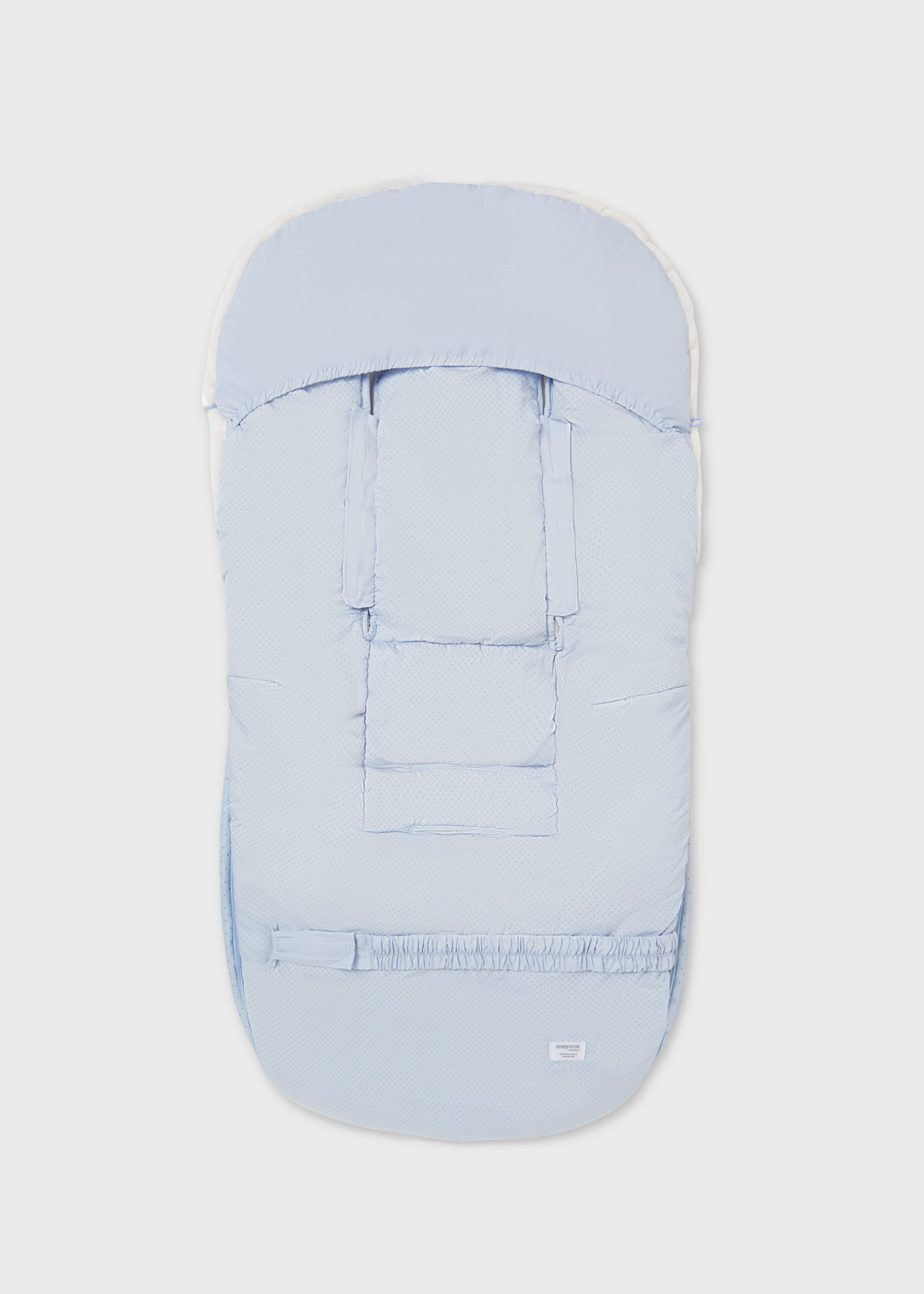 Faux fur footmuff for baby