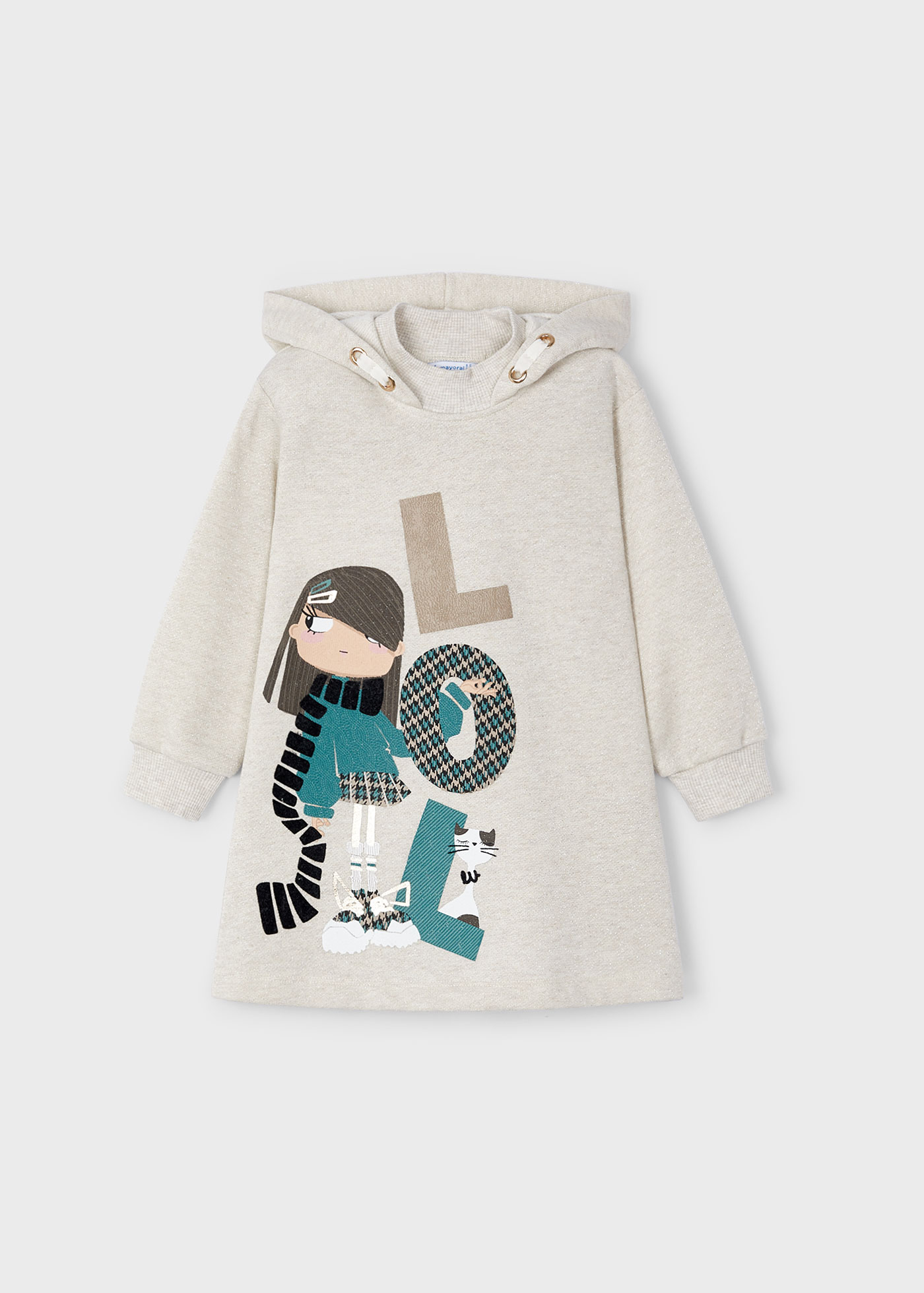 Girl Print Jumper Dress