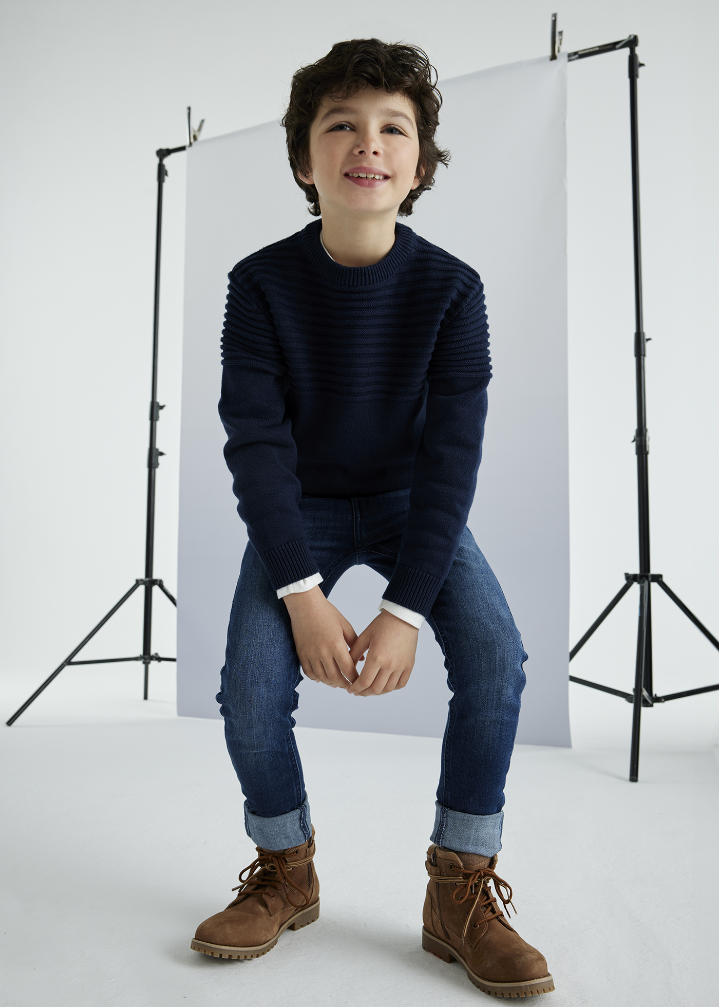 Boy Basic Fitted Jeans