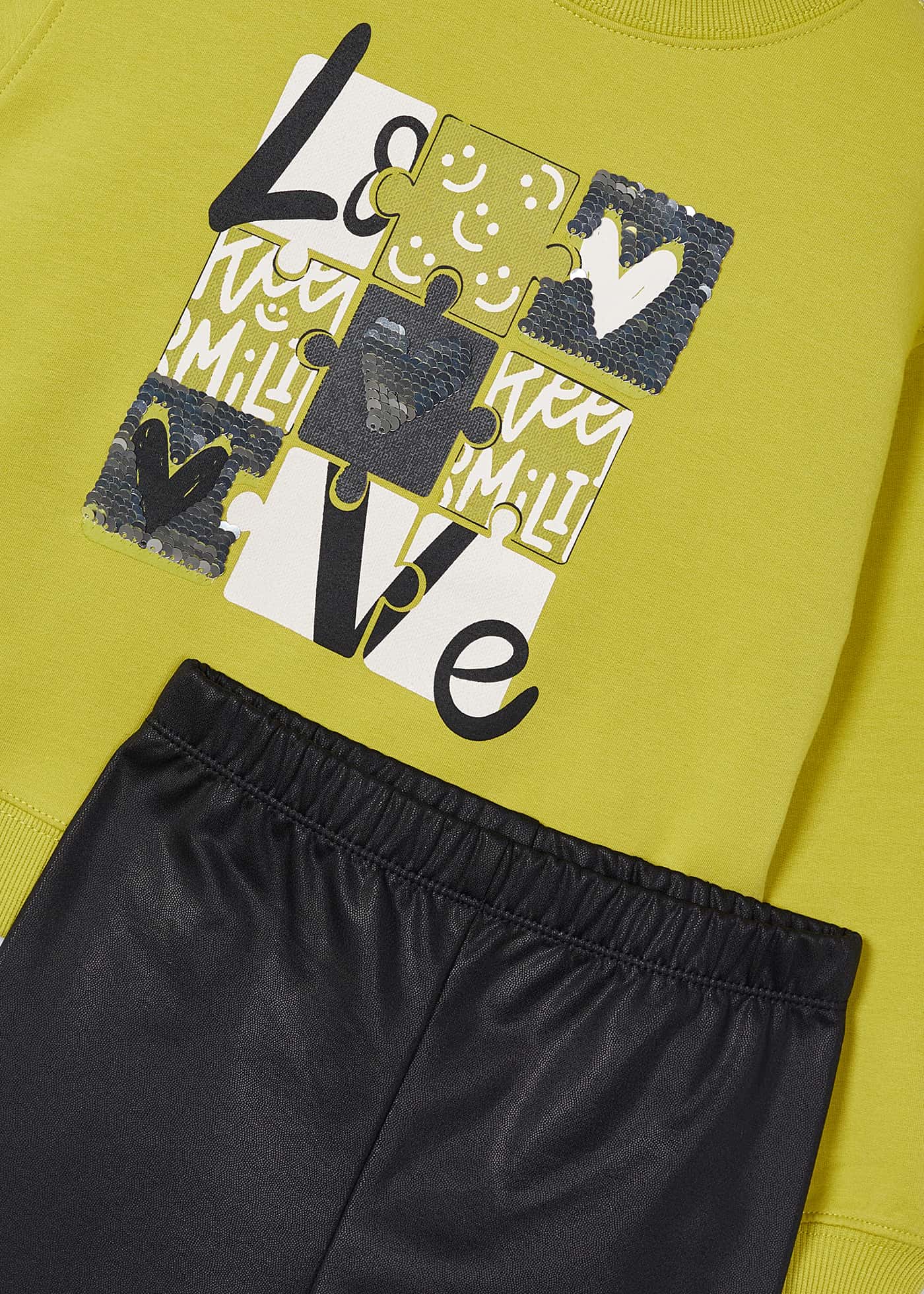 Girl Leggings and Jumper Set