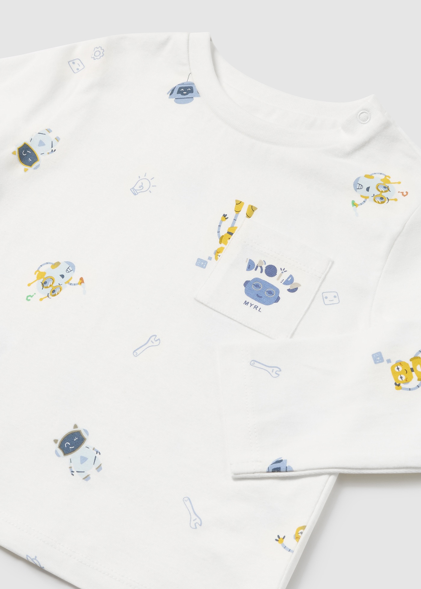 Baby Robot Print T-Shirt