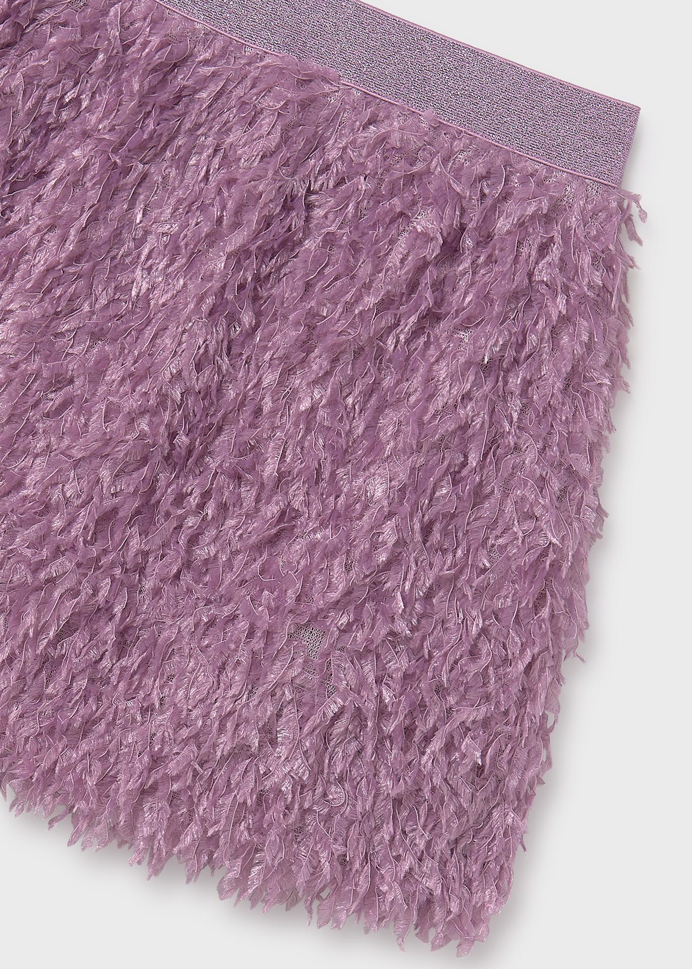 Girl feathered skirt