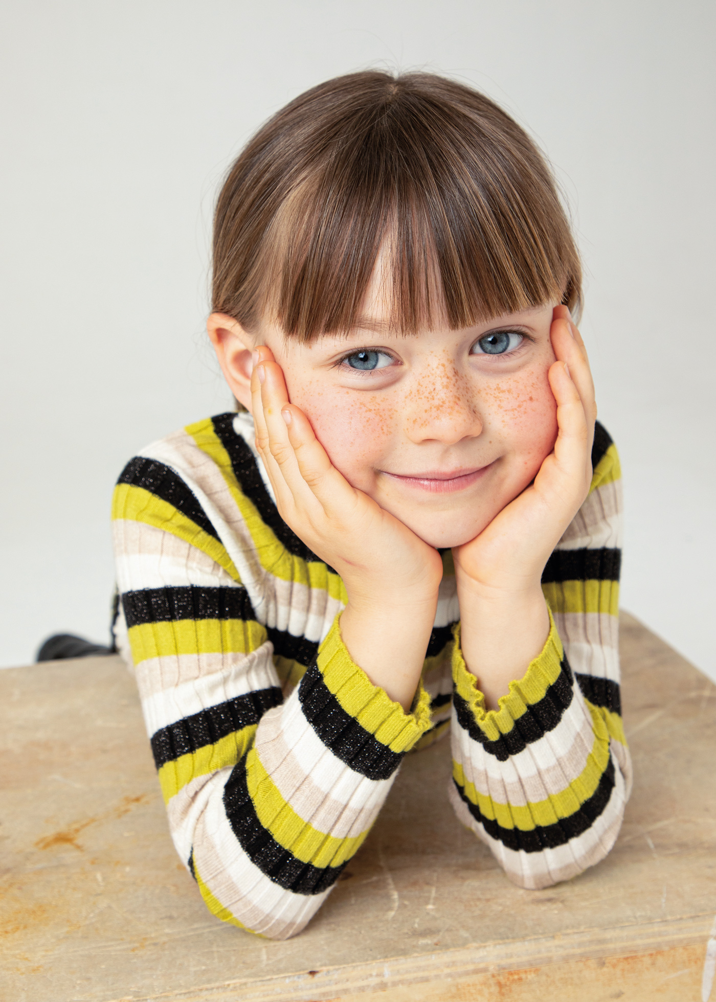 Girl Ribbed Turtleneck