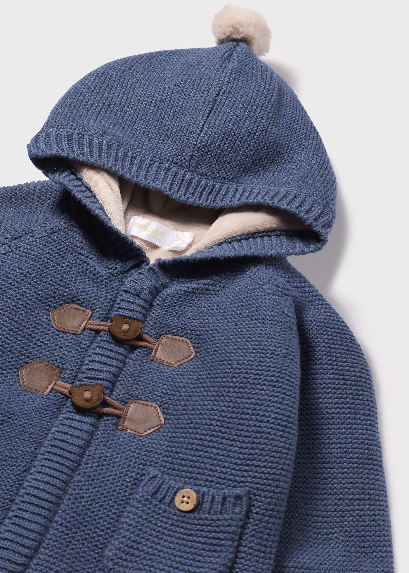 Newborn Boy Lined Cardigan