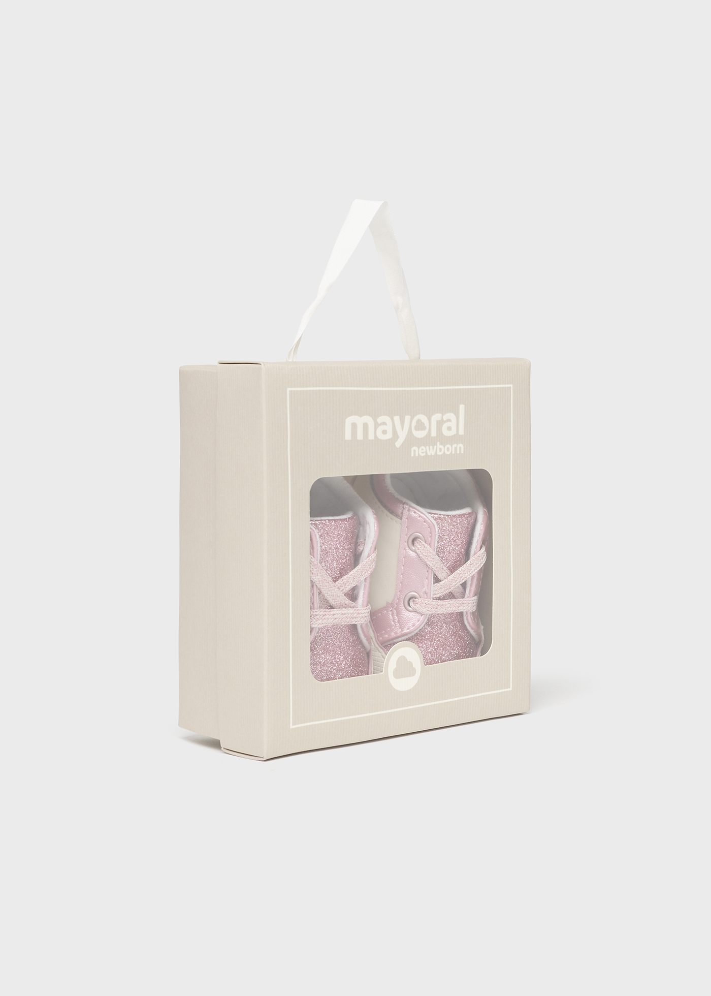 Newborn Girl Glitter Trainers