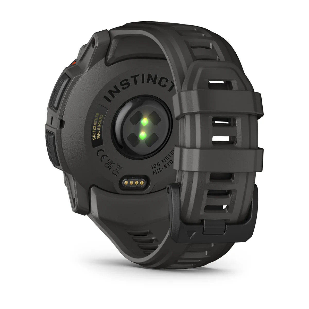 Instinct® 3 – 50 mm, Solar Black with Charcoal Band