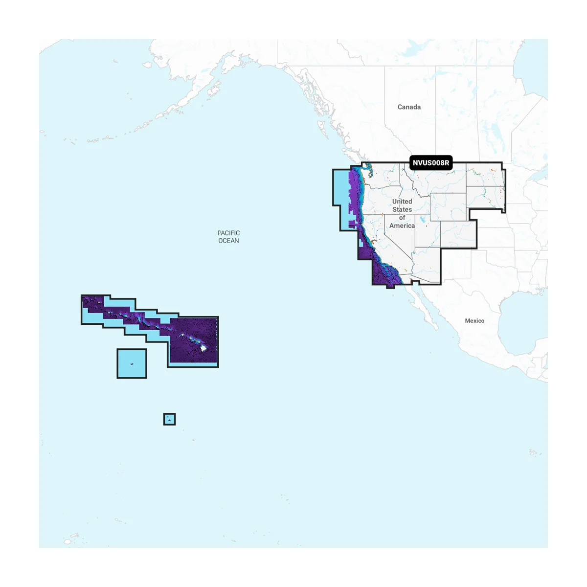 NSUS008/NVUS008R - U.S. West - Inland and Coastal Marine Charts Garmin Navionics Vision+™ | NVUS008R | microSD™/SD™ and One-year Subscription